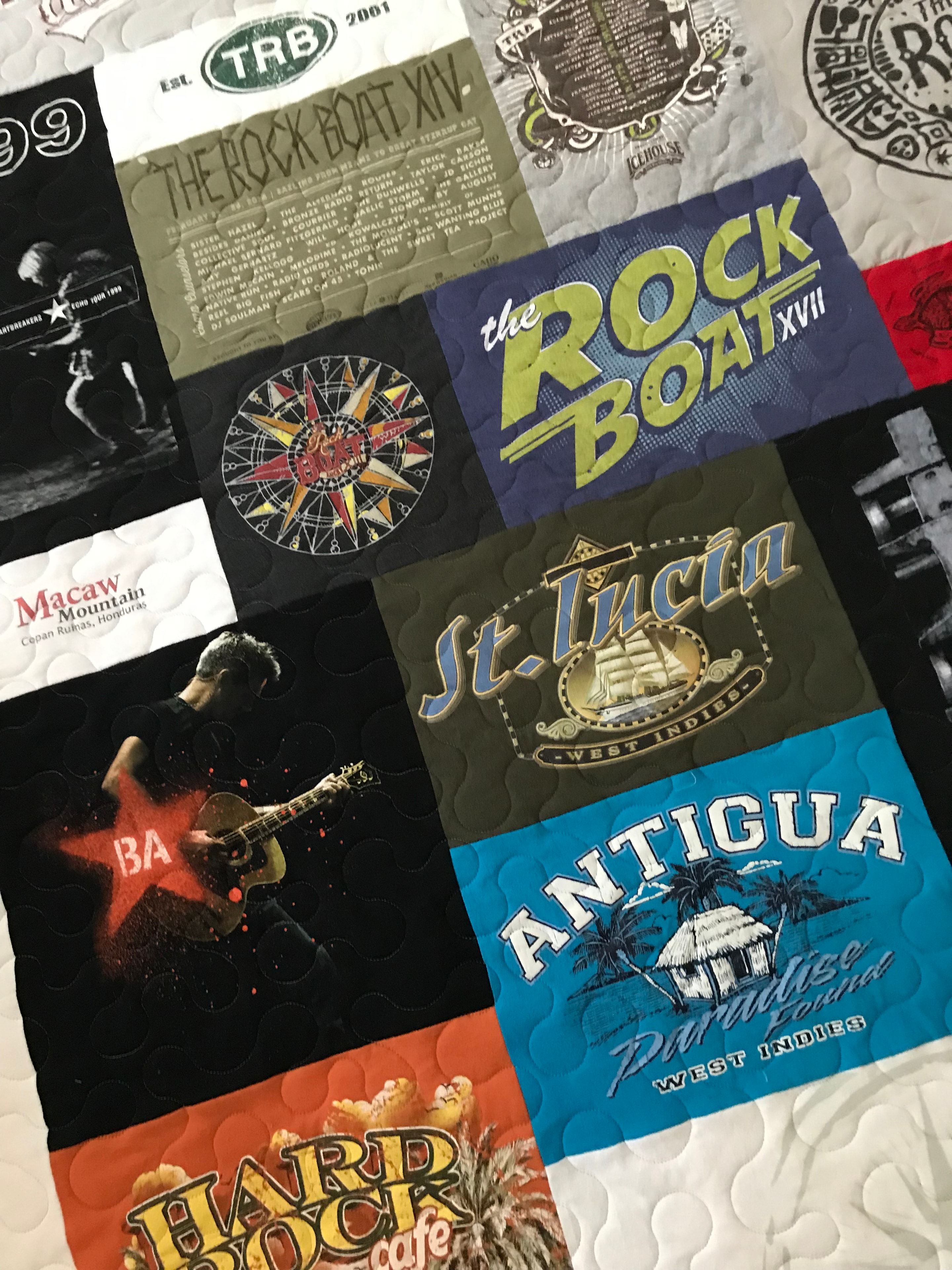 Concert t-shirt quilt